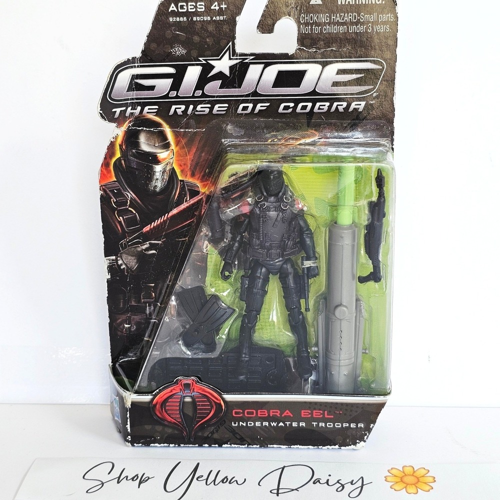 GI JOE Cobra EEL Underwater Trooper Action Figure Rise of Cobra NIB Hasbro 1199